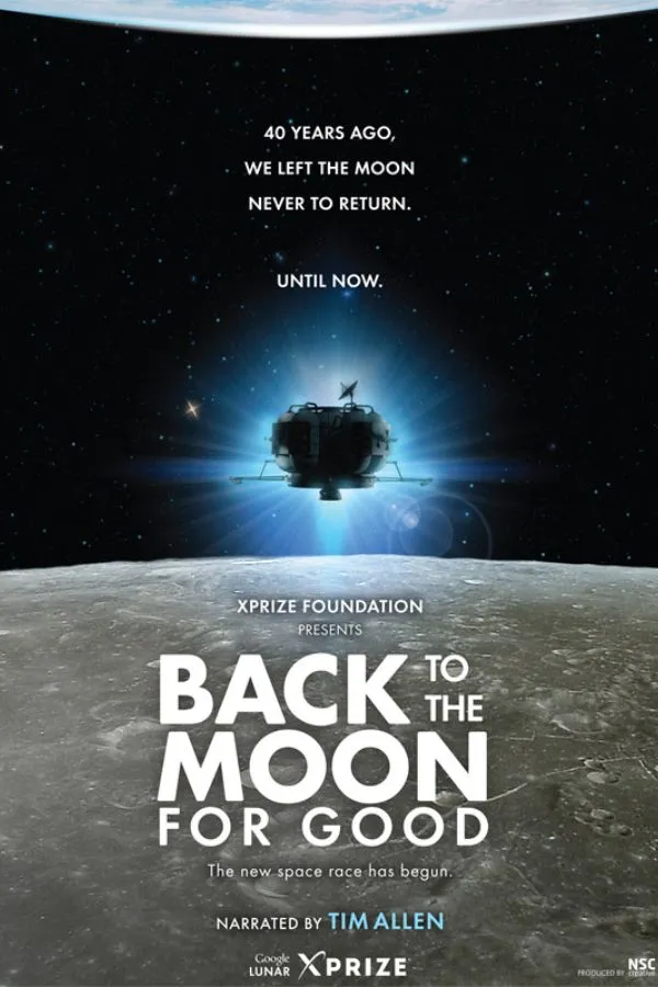 Back to the Moon — planetarium show poster